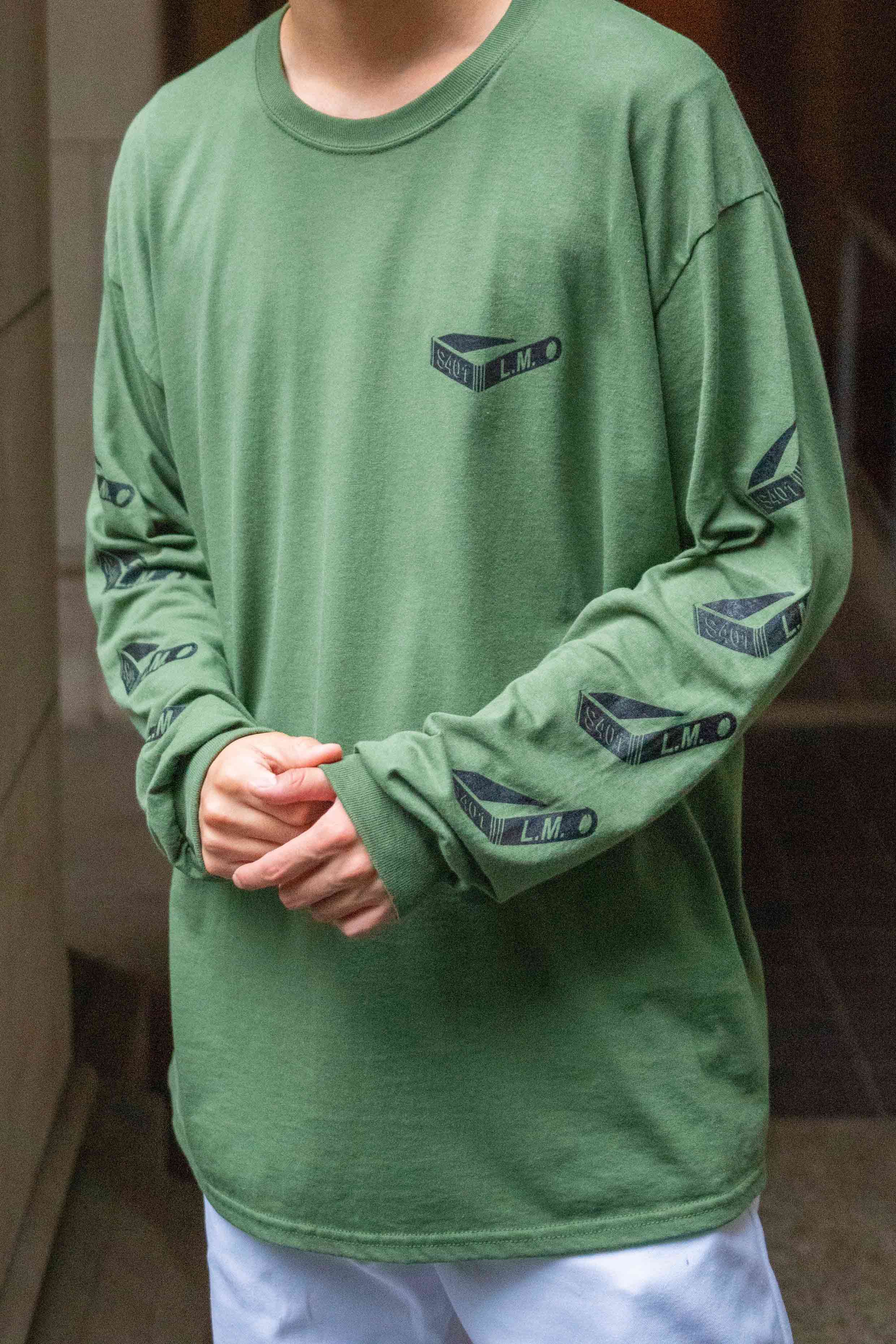 S401_Long-sleeve T-shirt Green